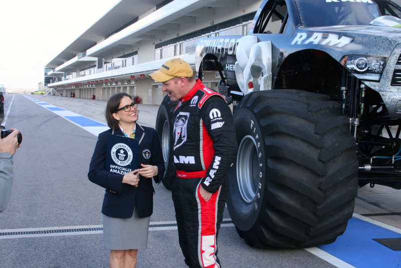 Illustration for article titled This 10,500-Pound Monster Truck Just Destroyed A Guinness Speed Record